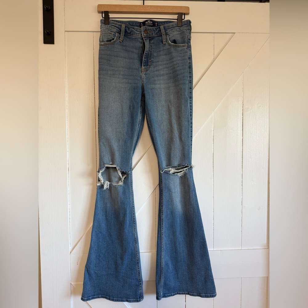 Hollister High-Rise Vintage Flare Soft Stretch Jeans Size 7 Long (28x34)